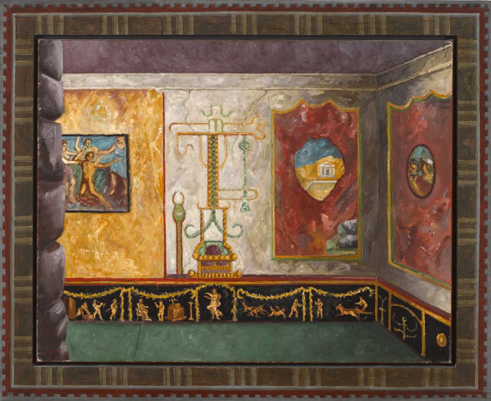 INTERIOR OF VILLA, POMPEII, 1986 by Stephen McKenna sold for �8,000 at Whyte's Auctions