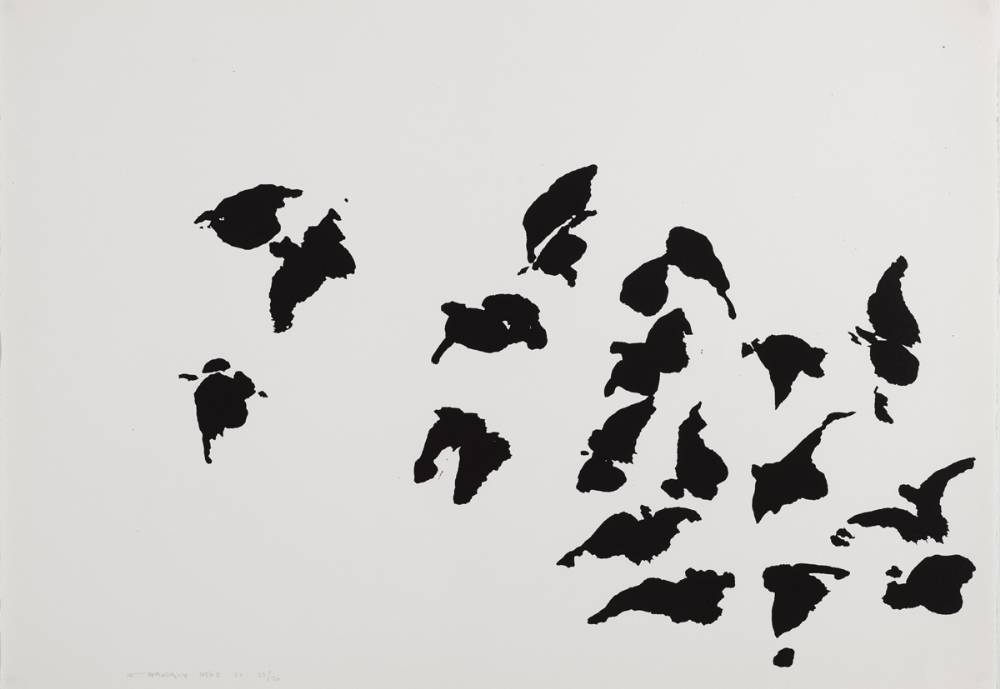 THE TÁIN. A FLOCK OF BIRDS, 1969 by Louis le Brocquy HRHA (1916-2012) HRHA (1916-2012) at Whyte's Auctions