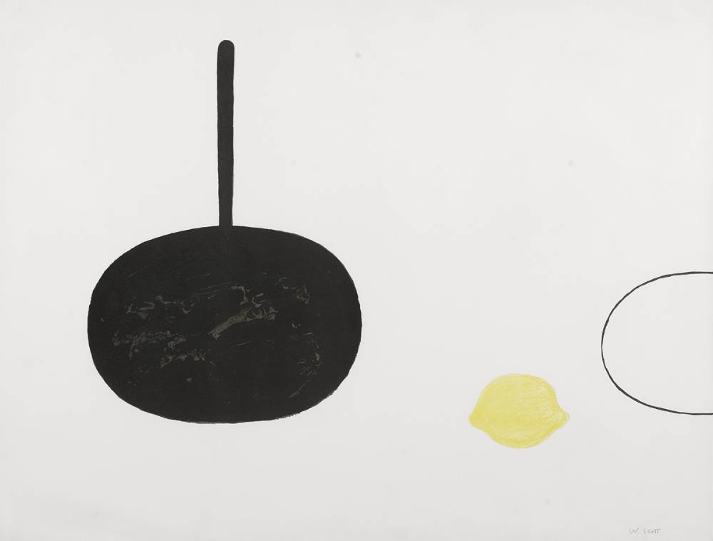STILL LIFE WITH LEMON, 1988 by William Scott CBE RA (1913-1989) at Whyte's Auctions
