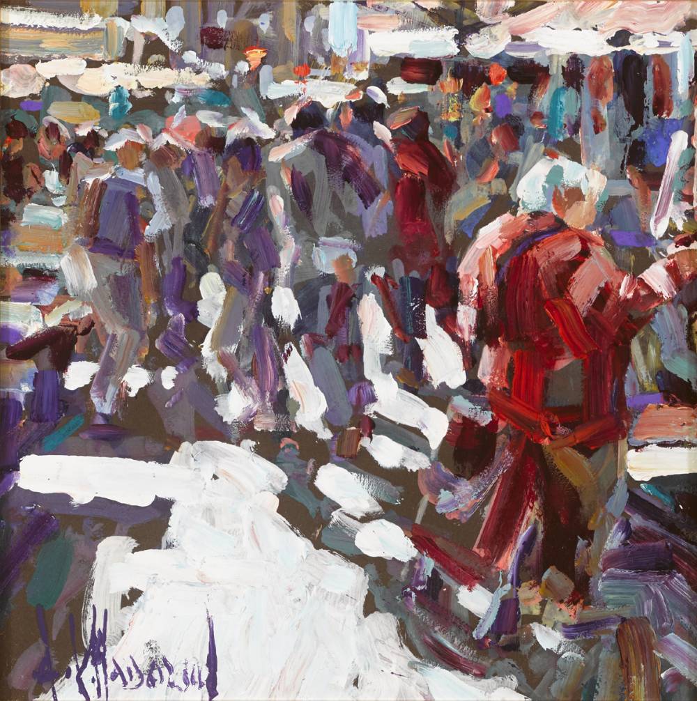 THE FRIDAY MARKET, MIDI, FRANCE, 2010 by Arthur K. Maderson (b.1942) (b.1942) at Whyte's Auctions