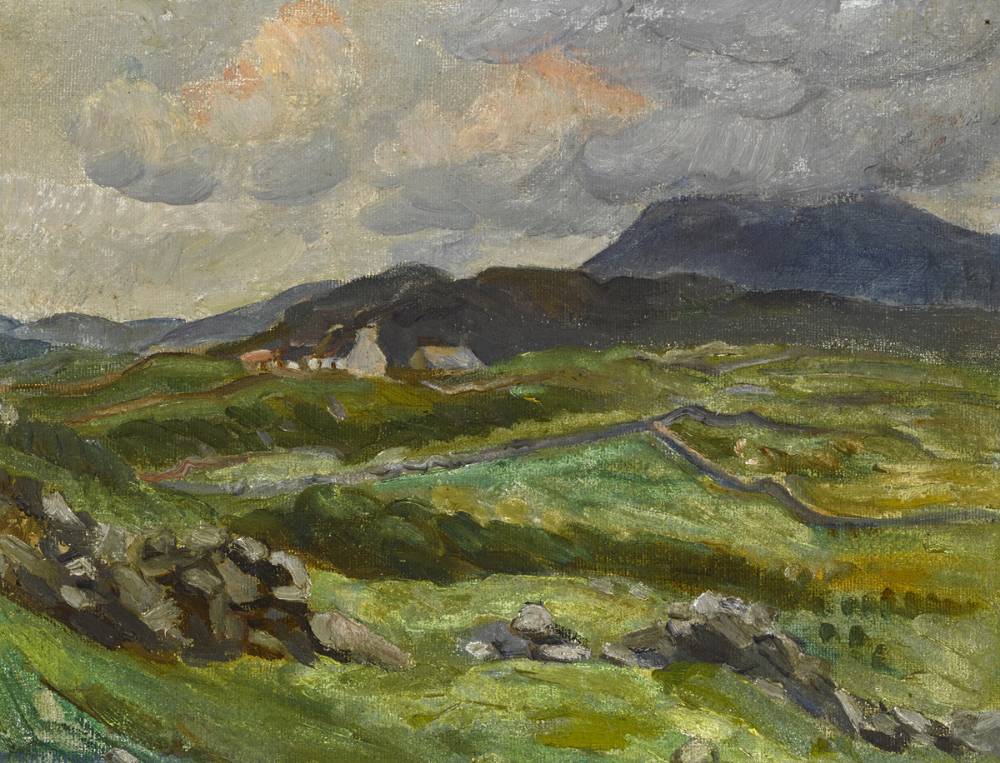 UNDER MUCKISH, COUNTY DONEGAL, c.1927-1938 by Estella Frances Solomons sold for �1,300 at Whyte's Auctions