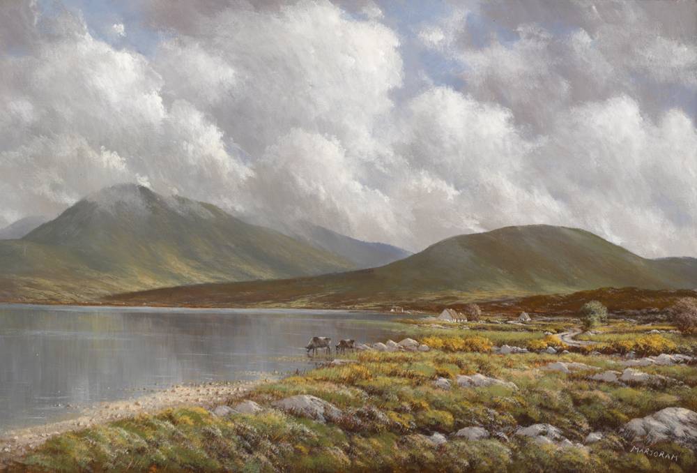 NEAR RENVYLE, COUNTY GALWAY by Gerry Marjoram (b.1936) at Whyte's Auctions