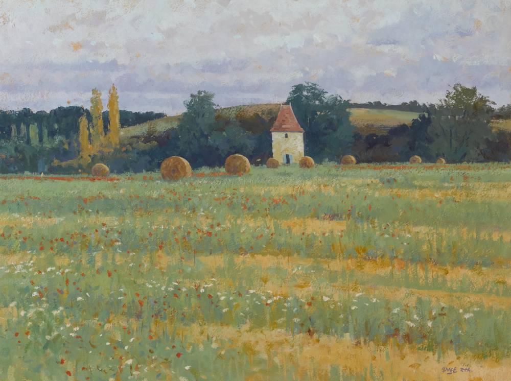 PIGEONNIER IN A POPPY FIELD by Brett McEntagart sold for �1,000 at Whyte's Auctions