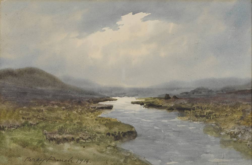 COUNTY ANTRIM BOG, 1914 by William Percy French (1854-1920) at Whyte's Auctions