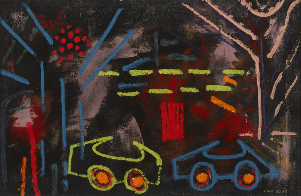 SICILIAN FAIRGROUND BY NIGHT (I) by Anne Yeats (1919-2001) at Whyte's Auctions