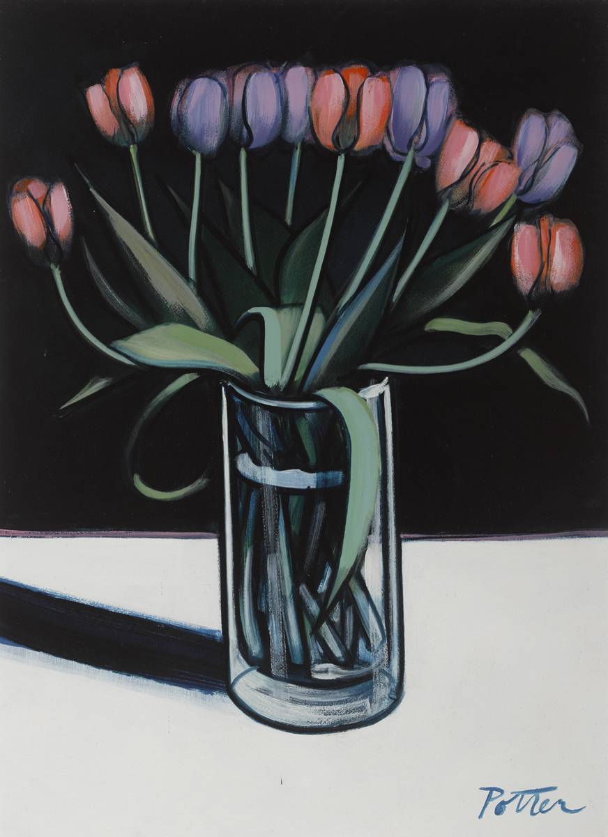 TULIPS by George Potter sold for �580 at Whyte's Auctions