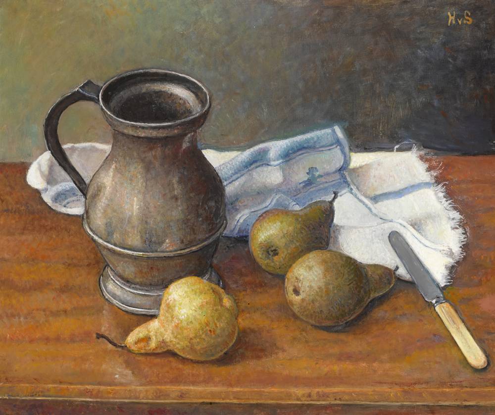PEARS AND PEWTER, 1986 by Stockum Hilda van HRHA (1908�2006) at Whyte's Auctions