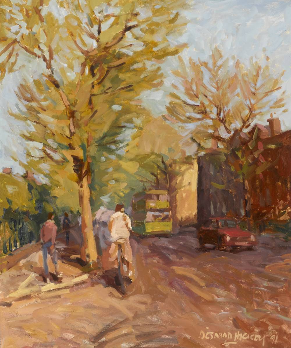 SPRING, HARRINGTON STREET, DUBLIN, 1991 by Desmond Hickey (1937-2007) at Whyte's Auctions