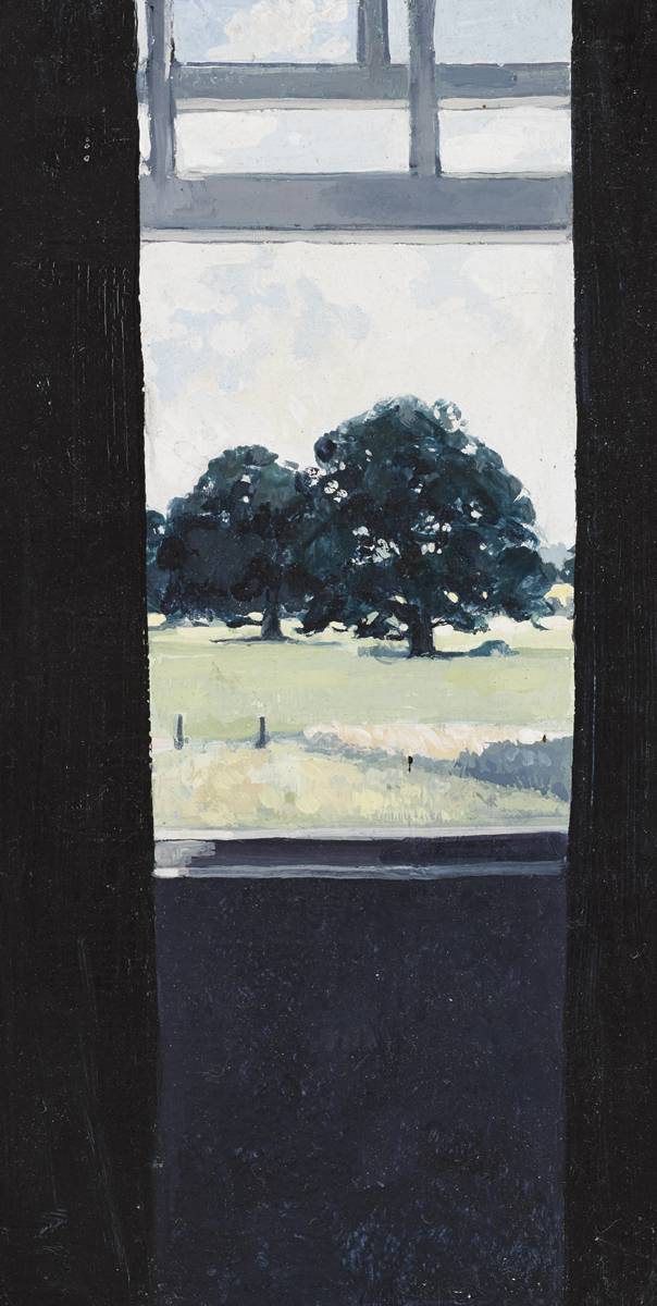 WINDOW AT LOUDHAM , 1980 by Hector McDonnell RUA (b.1947) at Whyte's Auctions