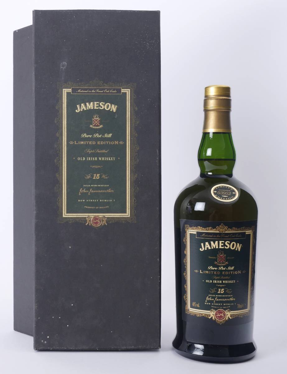Jameson Limited Edition 15 Year Old Pure Pot Still, Irish Whiskey. at Whyte's Auctions