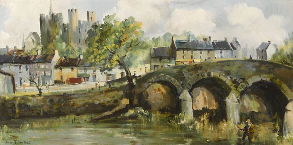 THE OLD BRIDGE, ENNISCORTHY, COUNTY WEXFORD by Anne Tallentire (b.1949) (b.1949) at Whyte's Auctions