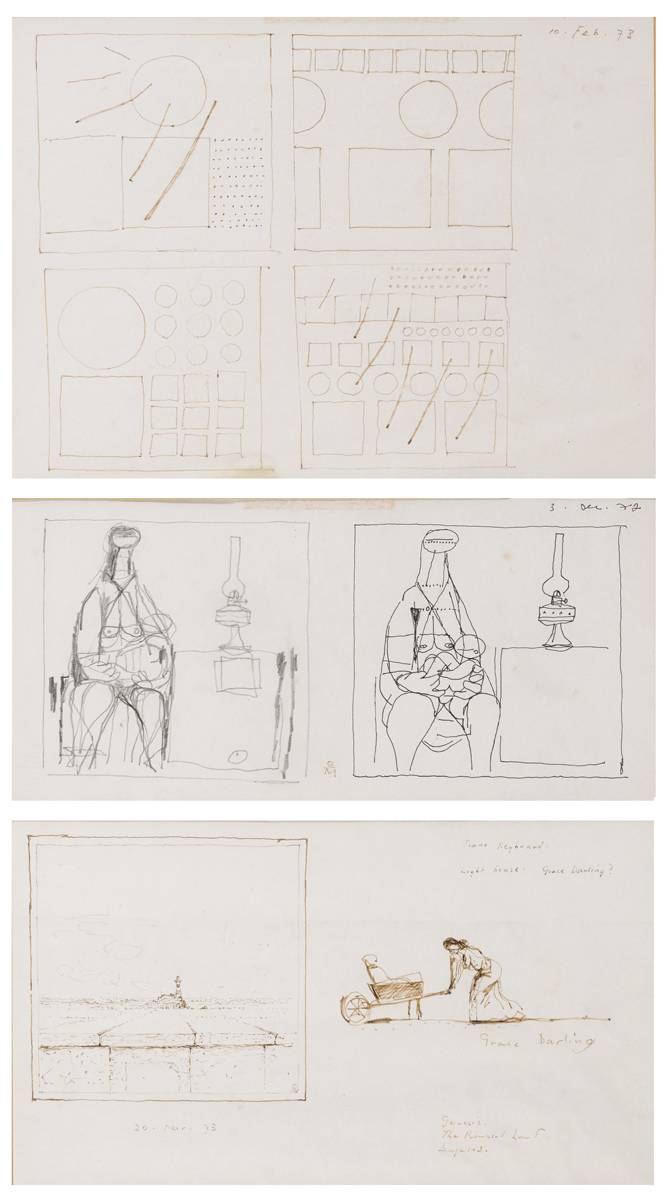 SKETCHES, 1972-1973 by Colin Middleton MBE RHA (1910-1983) at Whyte's Auctions