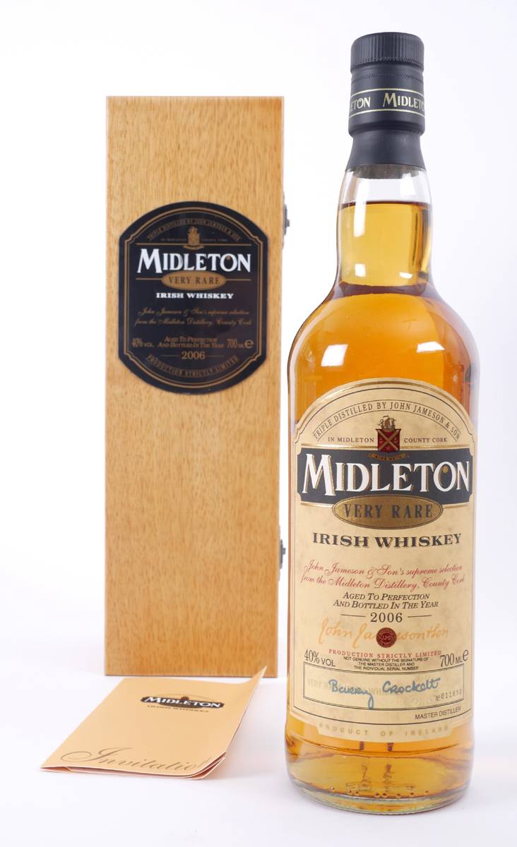 Midleton Very Rare Irish whiskey, 2006 one bottle. at Whyte's Auctions