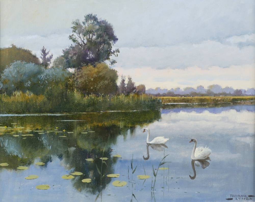CORSTOWN LAKE, COUNTY MEATH, 1987 by Padraig Lynch (b.1936) at Whyte's Auctions