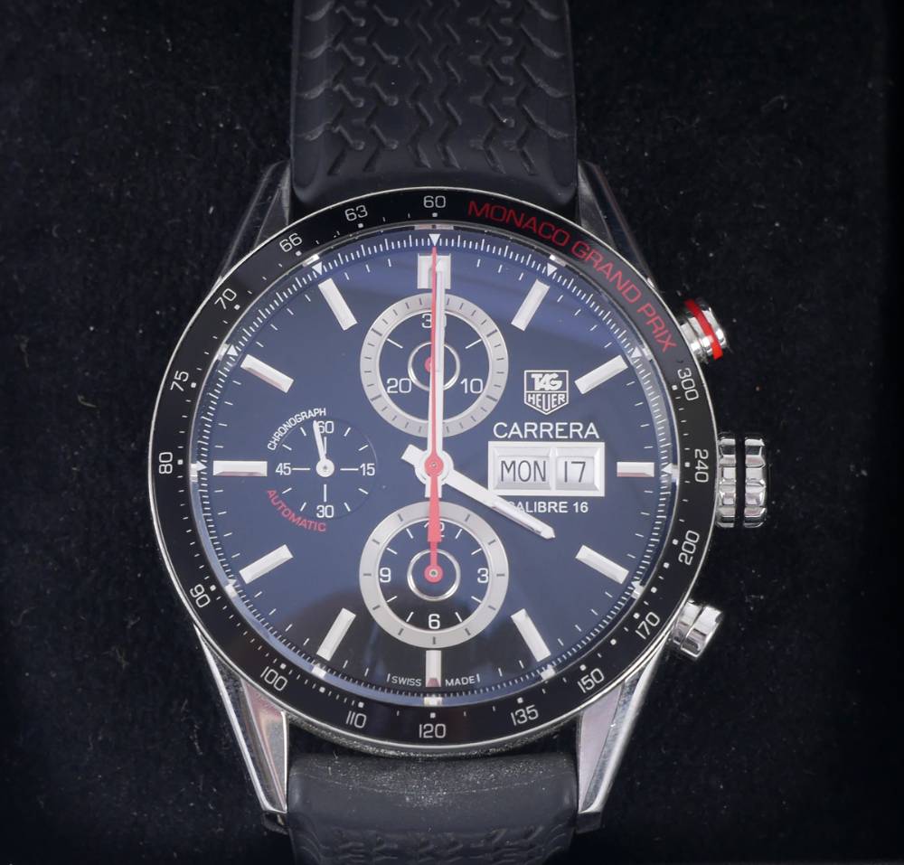 TAG Heuer Carrera Calibre 16 limited edition wristwatch. at Whyte's Auctions