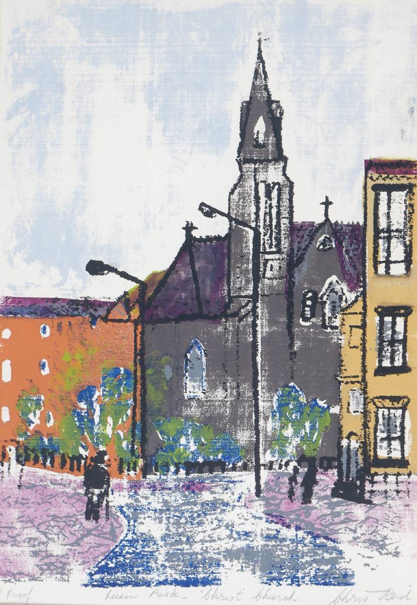 LEESON PARK, CHRIST CHURCH, DUBLIN by Chris Reid (1918-2006) at Whyte's Auctions