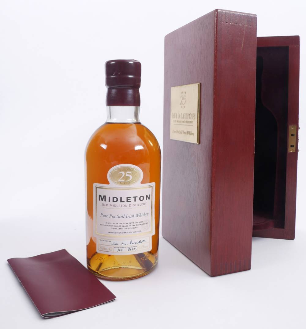 Midleton 25 Year Old Pure Pot Still Irish Whiskey. at Whyte's Auctions
