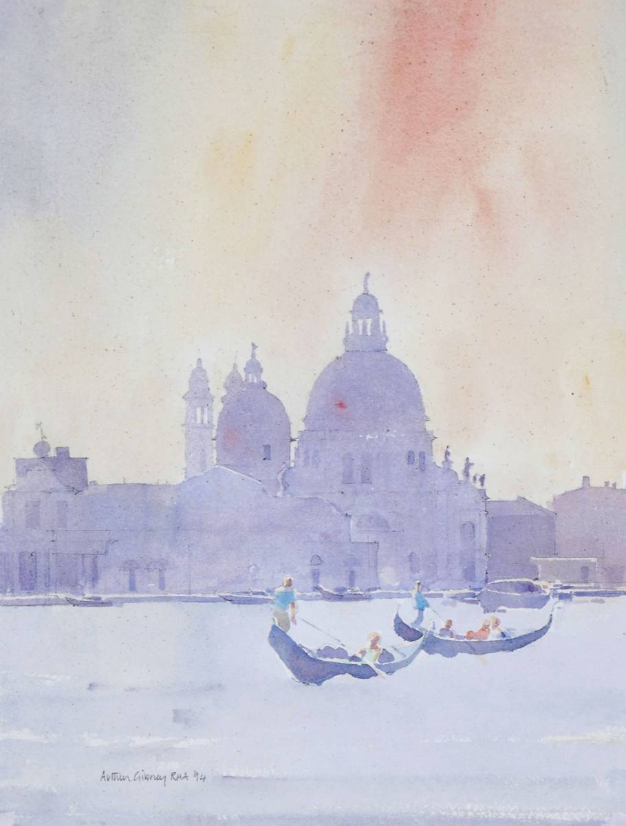 EVENING LIGHT, VENICE, 1994 by Arthur Gibney PPRHA (1931-2006) at Whyte's Auctions