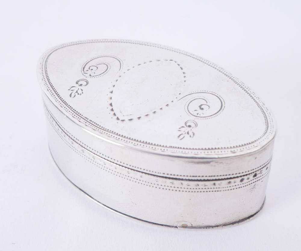 George III silver nutmeg grater, by Phipps and Robinson. at Whyte's Auctions