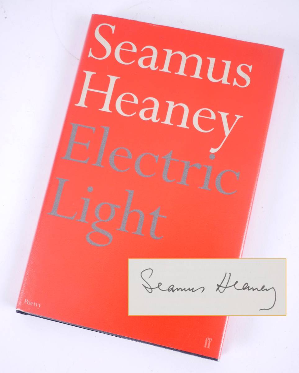 Heaney, Seamus. Electric Light, signed first edition. at Whyte's Auctions