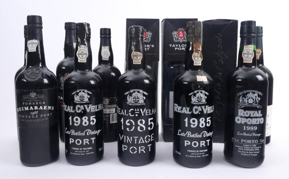 Vintage and Late Bottled Vintage Port, mixed case of twelve bottles. at Whyte's Auctions
