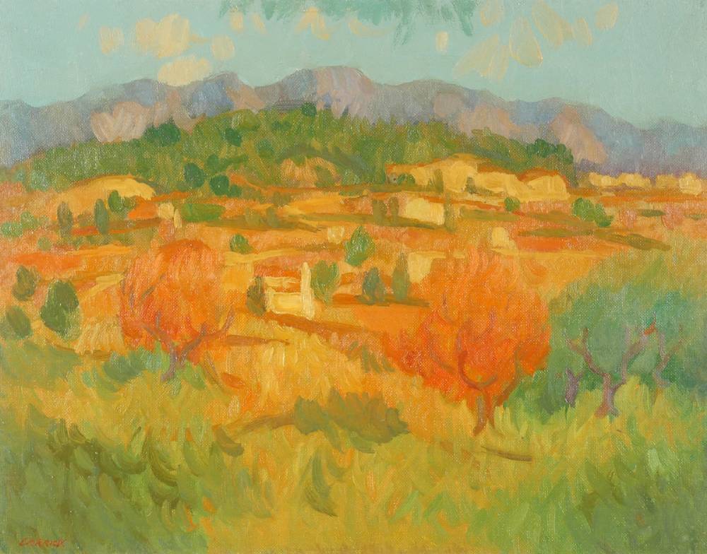 THE PLAIN OF NERJA, SPAIN by Desmond Carrick RHA (1928-2012) at Whyte's Auctions
