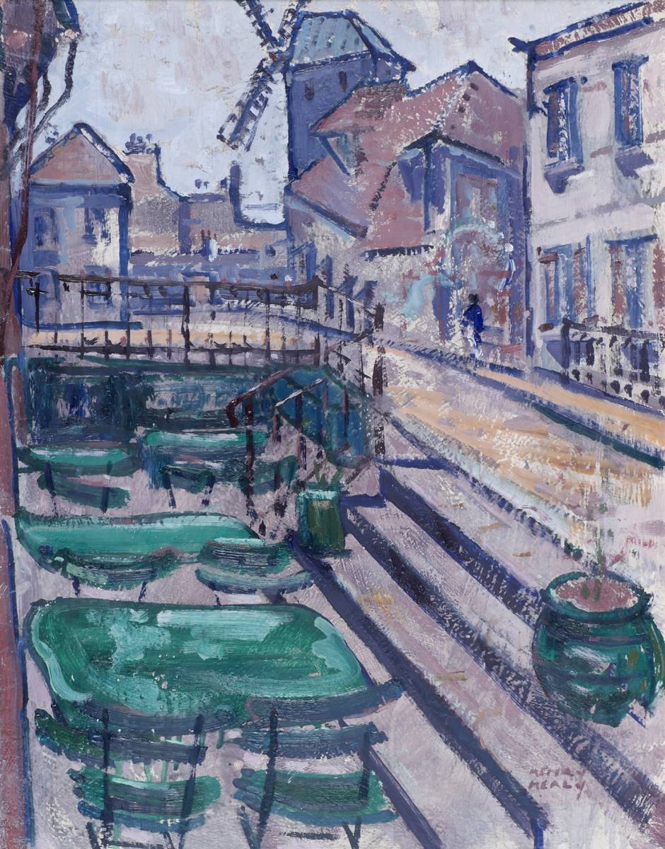 MOULIN DE LA GALETTE, PARIS, 1961 by Henry Healy RHA (1909-1982) at Whyte's Auctions