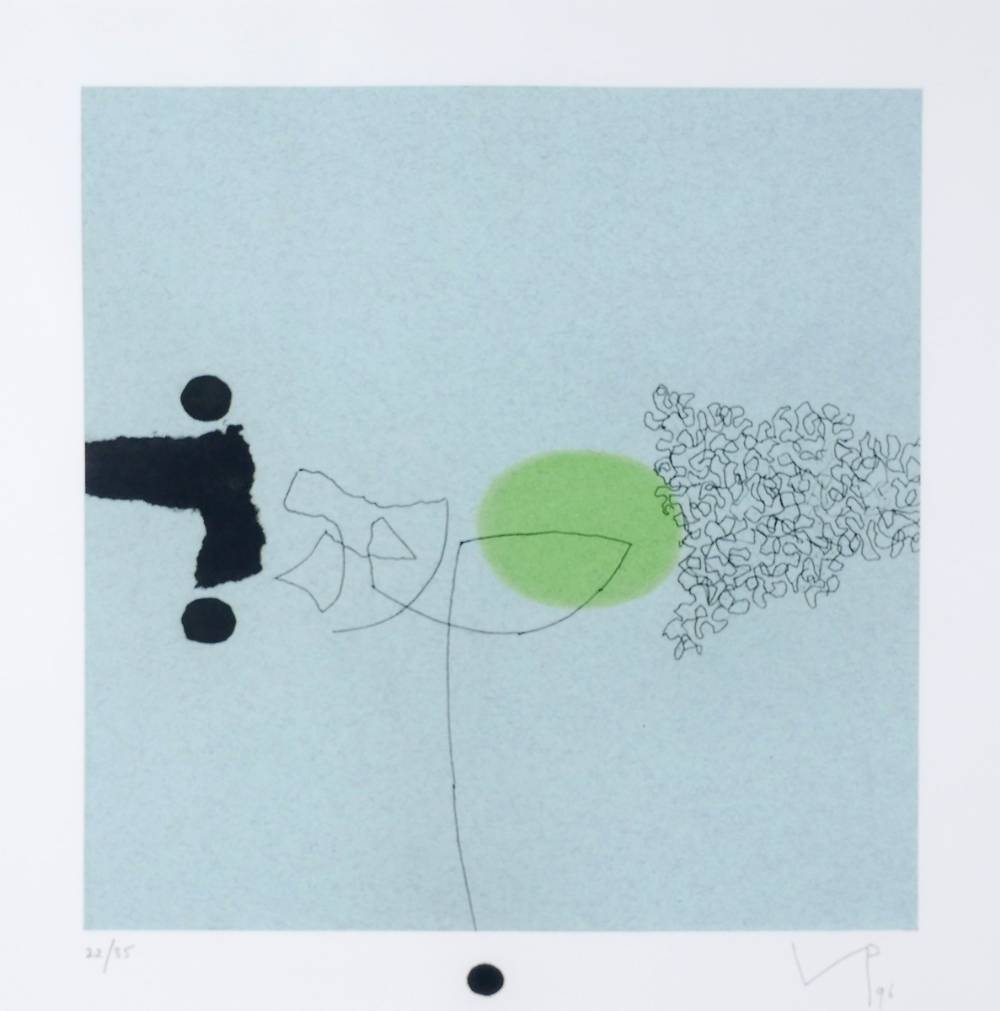 SENSORY WORLD (5), 1996 by Victor Pasmore sold for �600 at Whyte's Auctions