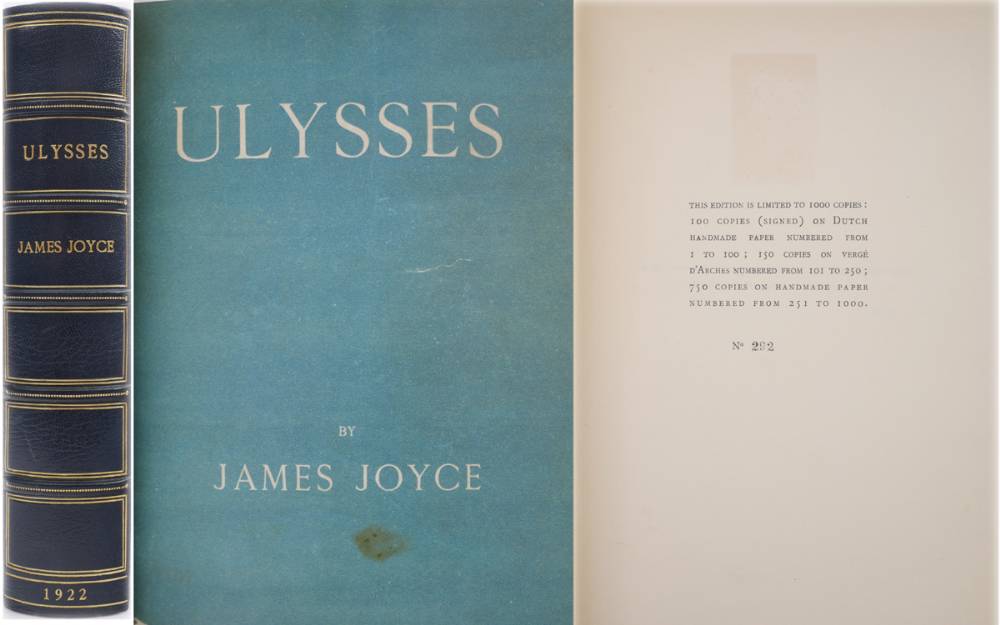 Joyce, James. Ulysses, first edition. at Whyte's Auctions