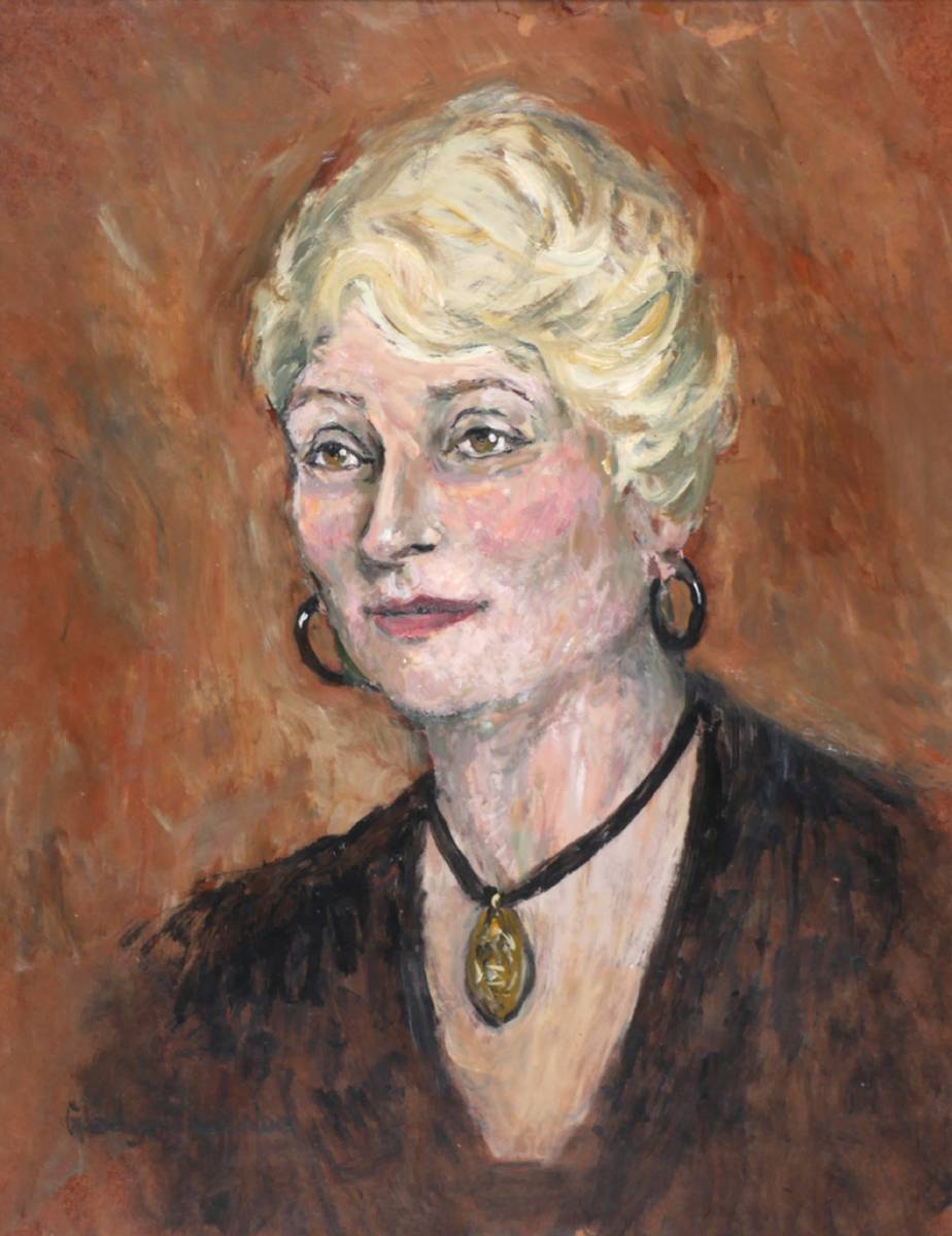 SELF PORTRAIT by Gladys Maccabe MBE HRUA ROI FRSA (1918-2018) at Whyte's Auctions