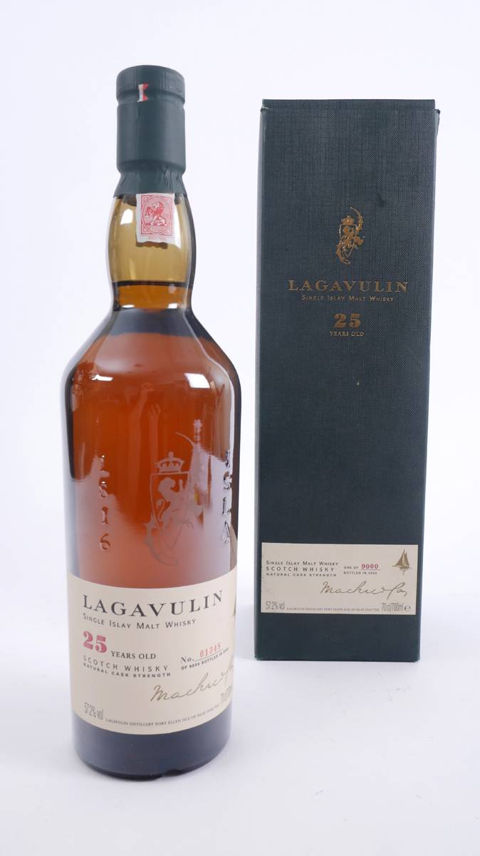 Lagavulin, 25 Years Old, Single Islay Malt Whisky, one bottle. at Whyte's Auctions