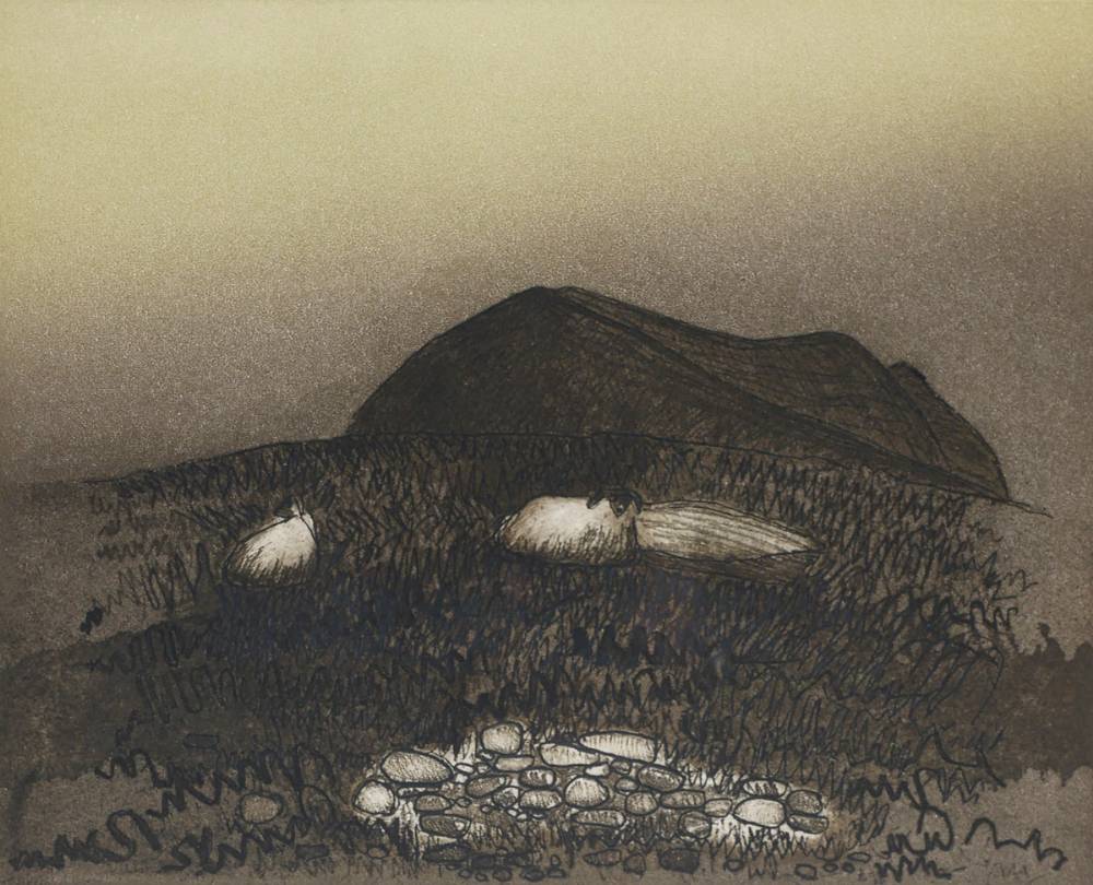 SHEEP GRAZING by Maria Simonds-Gooding ARHA (b.1939) at Whyte's Auctions