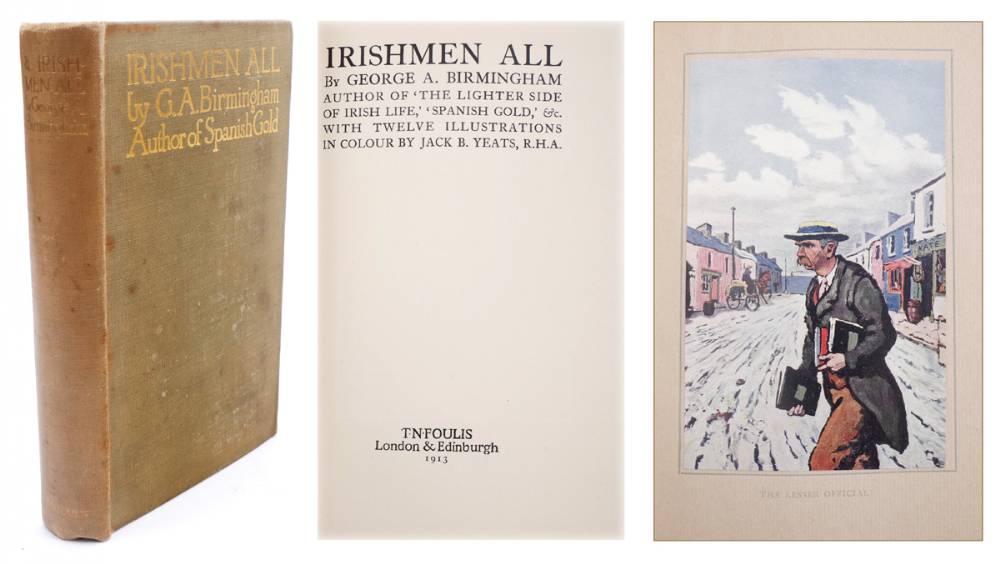 IRISHMEN ALL by G.A. Birmingham by Jack Butler Yeats RHA (1871-1957) RHA (1871-1957) at Whyte's Auctions