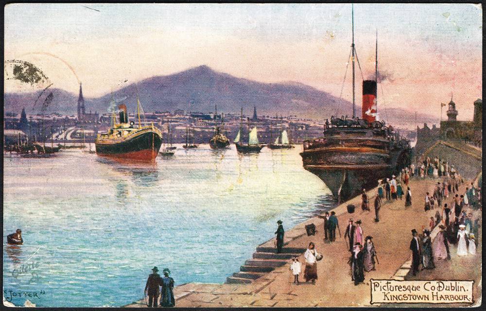 Postcards. Co. Dublin: Dun Laoghaire (Kingstown) collection. (140+) at Whyte's Auctions