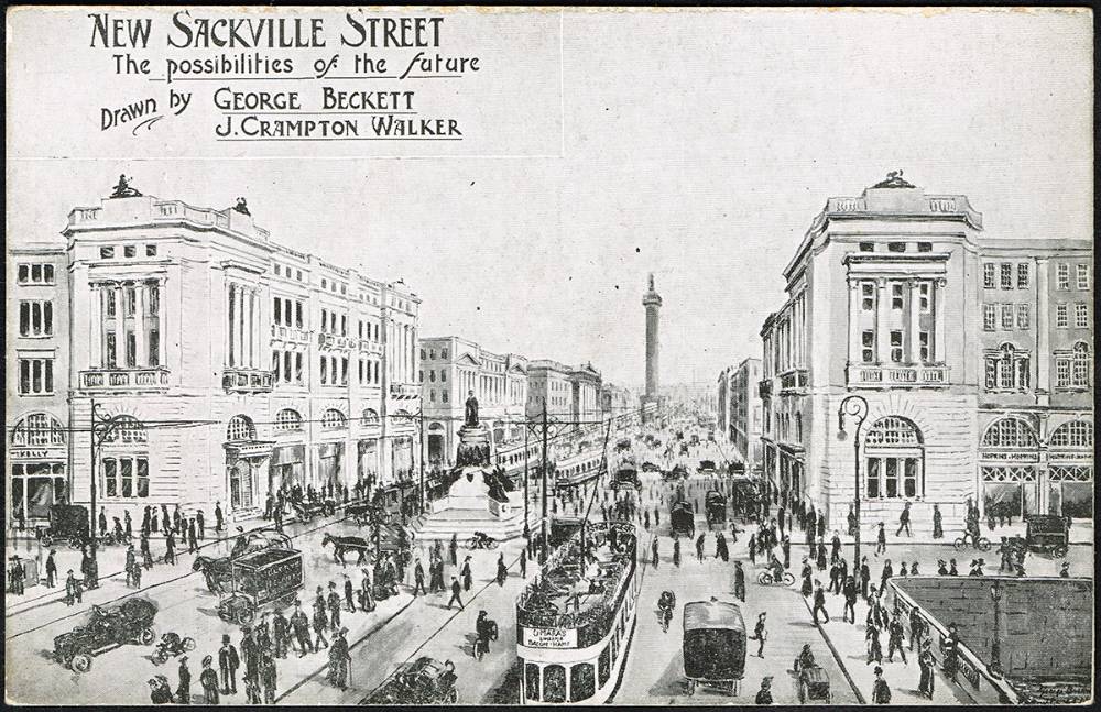 Postcards. Dublin: O'Connell Street (Sackville Street) collection. (80 approximately) at Whyte's Auctions
