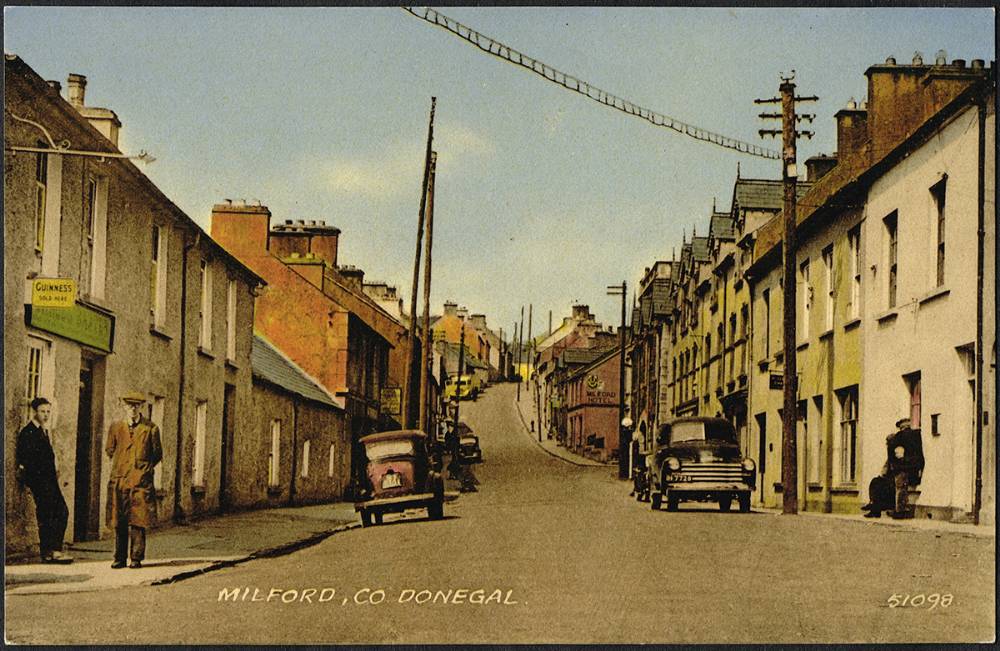 Postcards. Co. Donegal: collection of villages. (60 approximately) at Whyte's Auctions