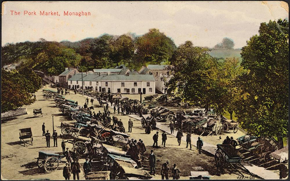 Postcards. Co. Monaghan collection in album leaves. (100+) at Whyte's Auctions