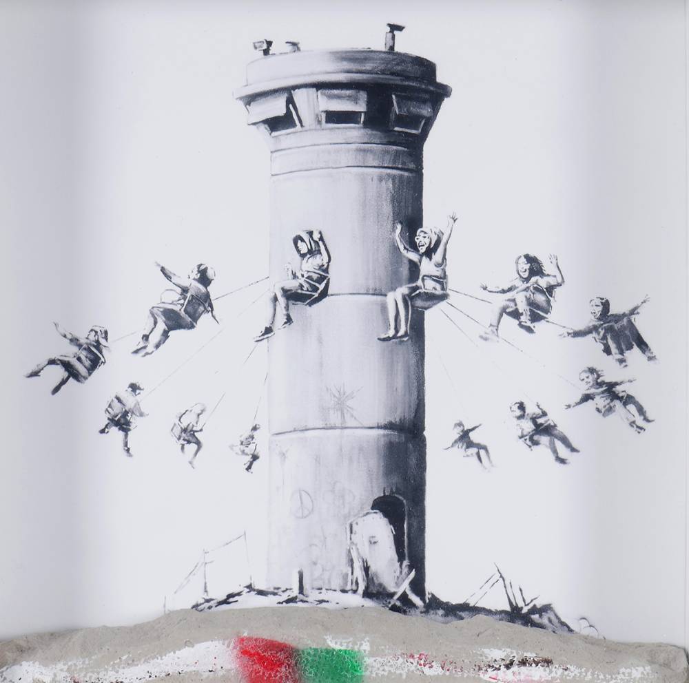 BANKSY WALLED OFF HOTEL BOX SET PRINT, 2017 at Whyte's Auctions
