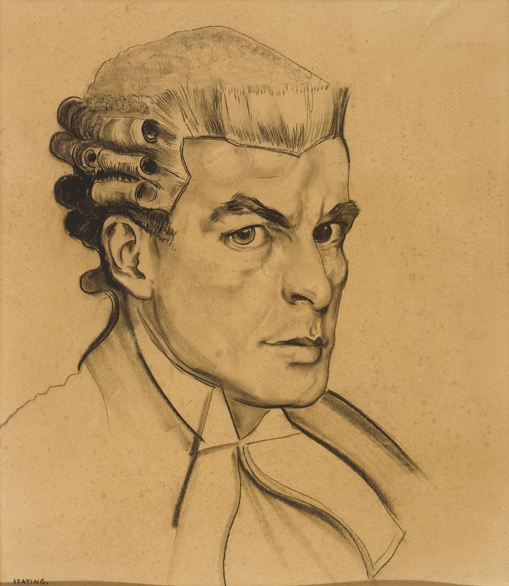 PORTRAIT OF ERNEST WOOD SC by Sen Keating PPRHA HRA HRSA (1889-1977) at Whyte's Auctions