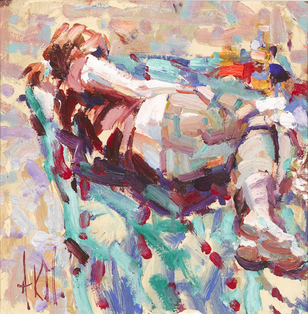 SUNBATHING by Arthur K. Maderson (b.1942) at Whyte's Auctions