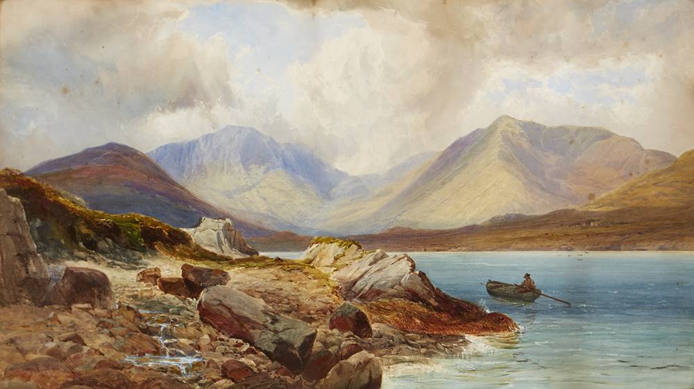 FROM LEENANE LOOKING TOWARDS MWEELREA by John Faulkner sold for �1,050 at Whyte's Auctions