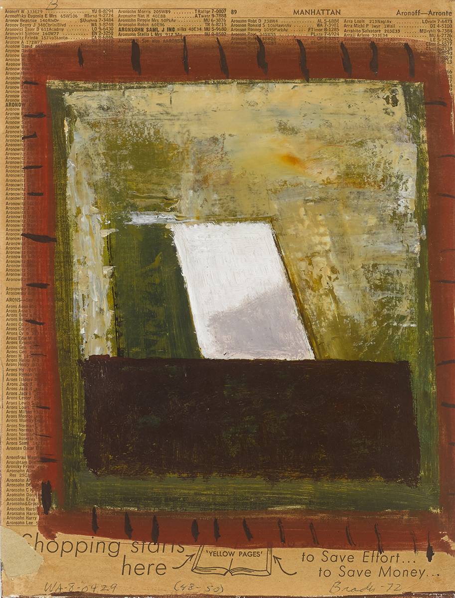 NEW YORK STILL LIFE, 1972 by Charles Brady sold for 900 at Whyte's Auctions