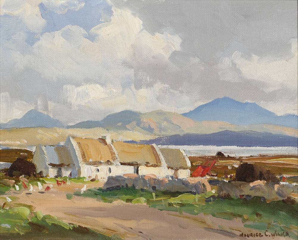 LANDSCAPE, COUNTY GALWAY by Maurice Canning Wilks RUA ARHA (1910-1984) at Whyte's Auctions