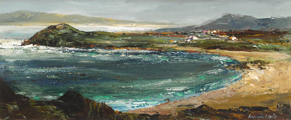 PORTNABLAGH FROM HORN HEAD, DONEGAL by Kenneth Webb RWA FRSA RUA (b.1927) at Whyte's Auctions