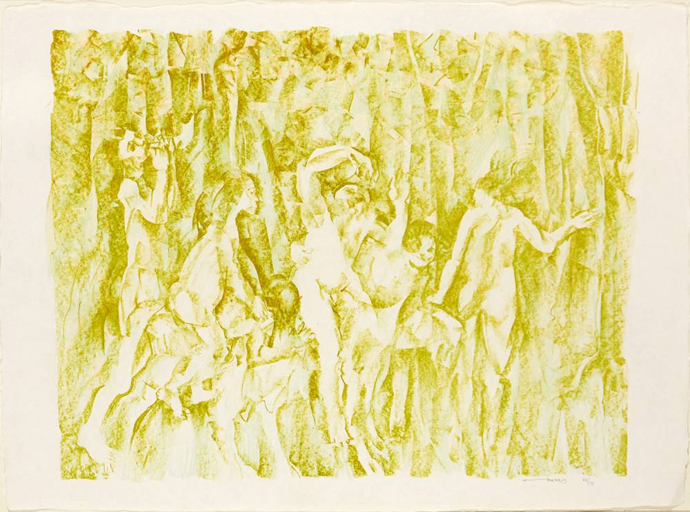CHILDREN IN A WOOD I, 1991 by Louis le Brocquy HRHA (1916-2012) at Whyte's Auctions