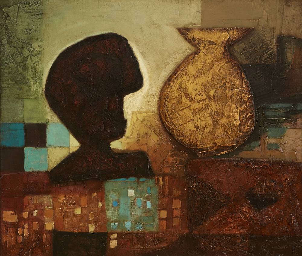 DARK HEAD, 1963 by Arthur Armstrong sold for �2,400 at Whyte's Auctions
