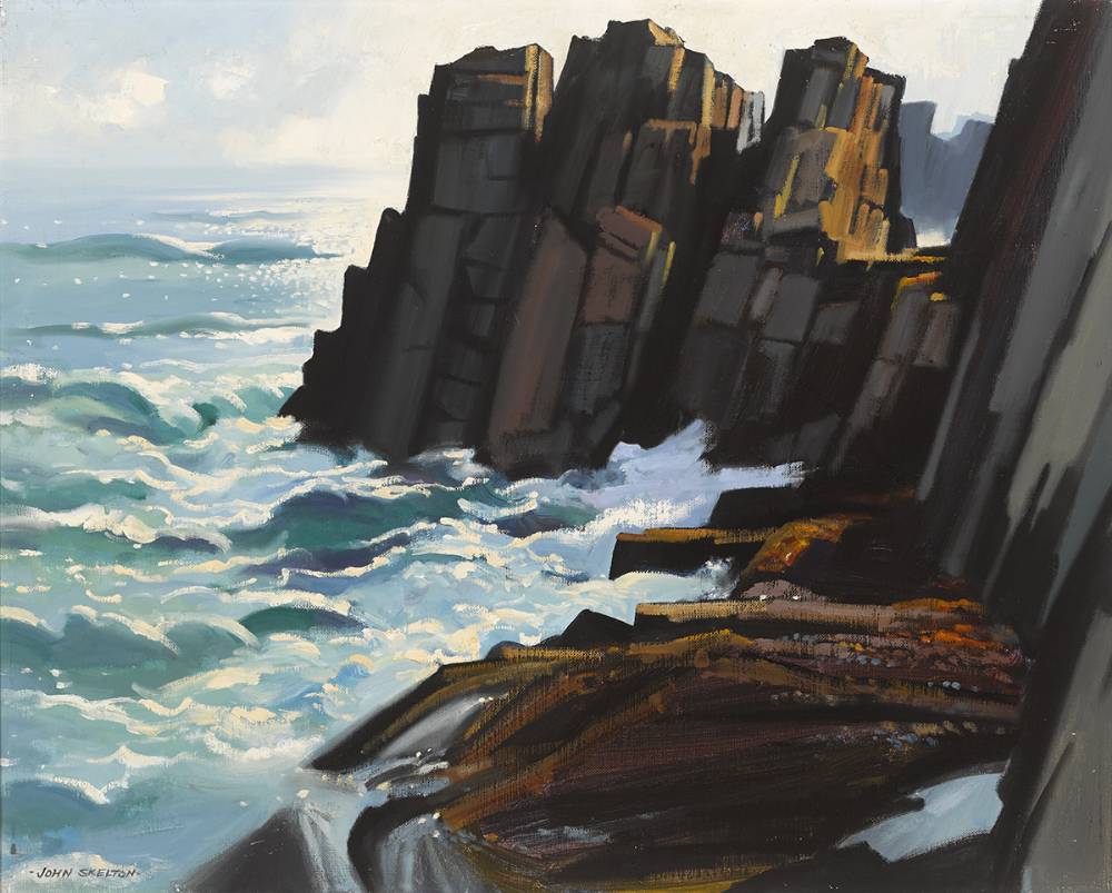 COASTLINE, COUNTY KERRY by John Skelton (1923-2009) at Whyte's Auctions