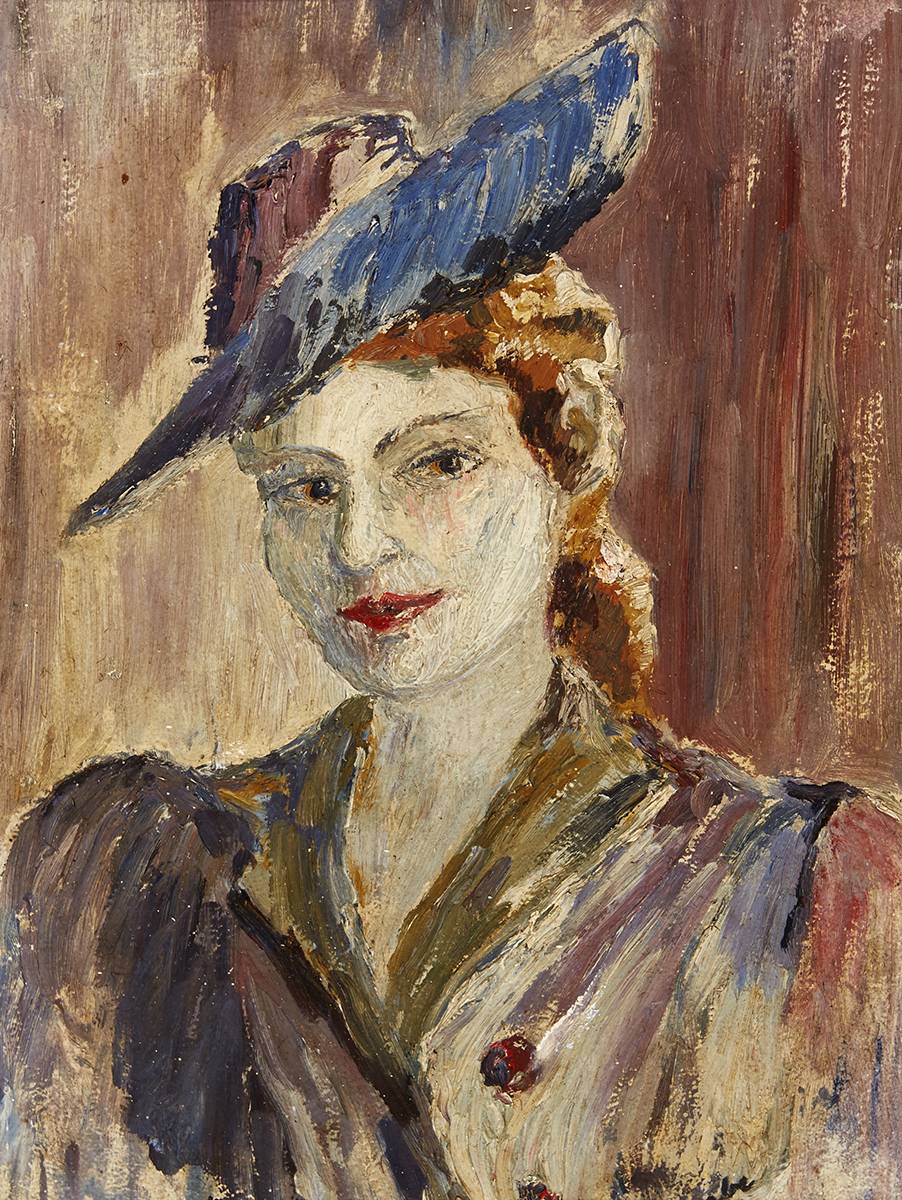 PORTRAIT OF GLADYS MACCABE by Max Maccabe FRSA FIAL WCSI (1917-2000) FRSA FIAL WCSI (1917-2000) at Whyte's Auctions
