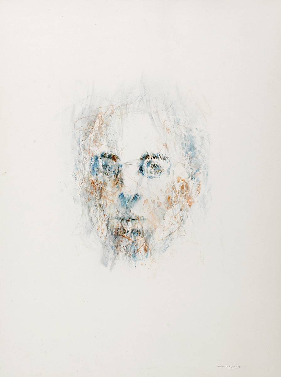 IMAGE OF W.B. YEATS , 1991 by Louis le Brocquy HRHA (1916-2012) at Whyte's Auctions