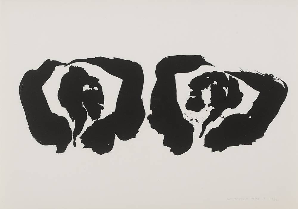 THE T�IN. PILLOW TALK, 1969 by Louis le Brocquy HRHA (1916-2012) at Whyte's Auctions
